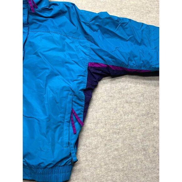 Vintage 90's Columbia Bugaboo Teal Full Zip Women's Winter Coat Women's Large - Picture 4 of 15